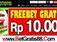 UfoToto Freebet Gratis Rp 10.000 Tanpa Deposit