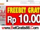 JosGame Freebet Gratis Rp 10.000 Tanpa Deposit