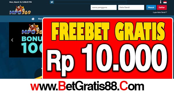 MPO369 Freebet Gratis Rp 10.000 Tanpa Deposit