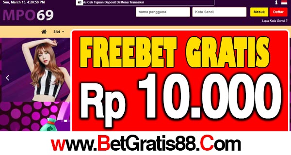 Mpo69 Freebet Gratis Rp 10.000 Tanpa Deposit