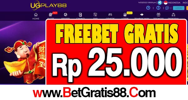 UGPlay88 Freebet Gratis Rp 25.000 Tanpa Deposit