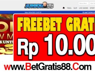 Junior88 Freebet Gratis Rp 10.000 Tanpa Deposit