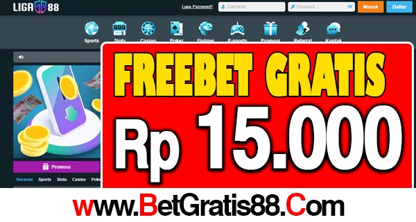 LIGAGG88 Freebet Gratis Rp 15.000 Tanpa Deposit