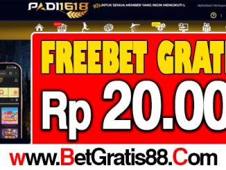 Padi1618 Freebet Gratis Rp 20.000 Tanpa Deposit