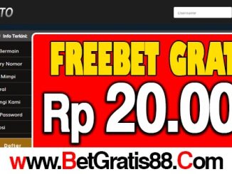 XTOTO Freebet Gratis Rp 20.000 Tanpa Deposit