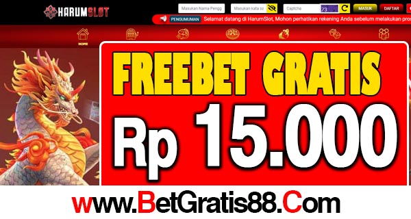 HarumSlot Freebet Gratis Rp 15.000 Tanpa Deposit