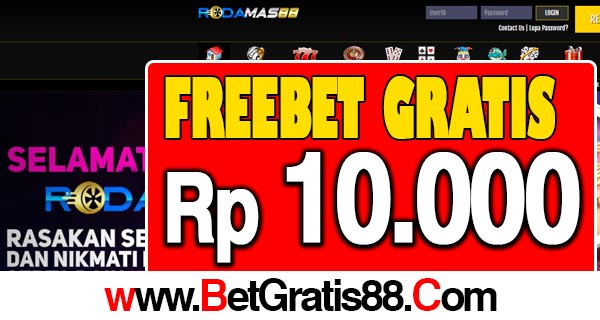 RODAMAS88 Freebet Gratis Rp 10.000 Tanpa Deposit