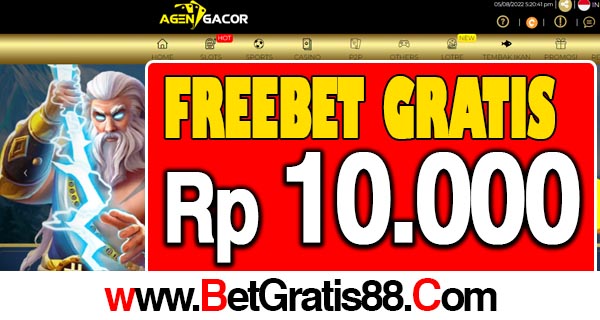 AGENGACOR Freebet Gratis Rp 10.000 Tanpa Deposit