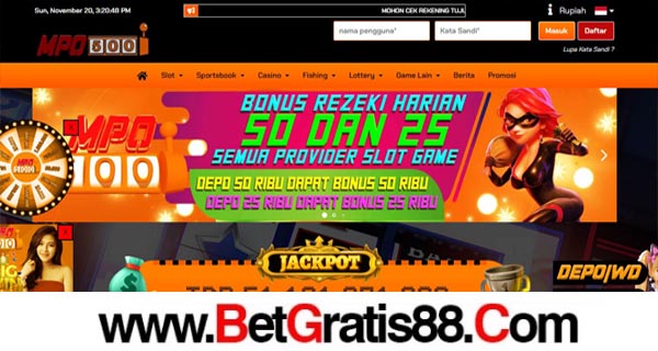 MPO500 BONUS SLOT 100% NEW MEMBER CLAIM AWAL