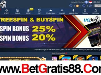 UG300: BONUS SLOT 100% NEW MEMBER CLAIM DI DEPAN