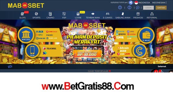 MABOSBET BONUS SLOT 88% NEW MEMBER