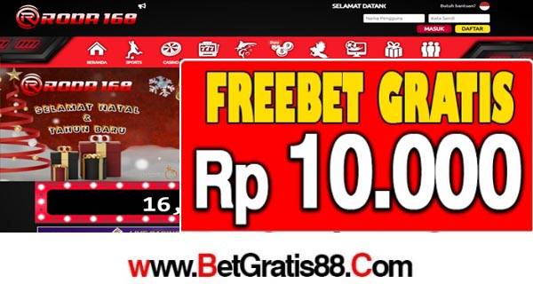 RODA168 Freebet Gratis Rp 10.000 Tanpa Deposit