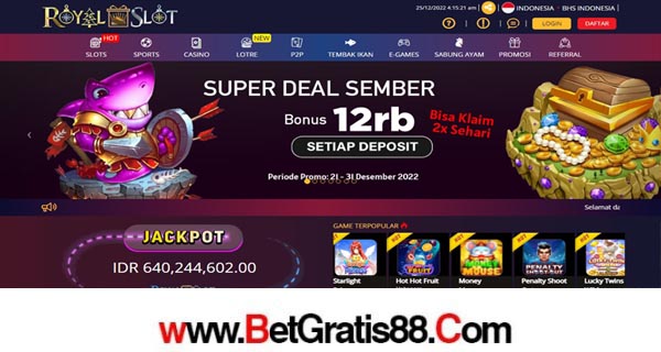 ROYALSLOT BONUS SLOT 100% NEW MEMBER