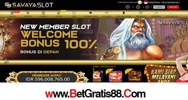 SAVAYASLOT BONUS SLOT 100% NEW MEMBER