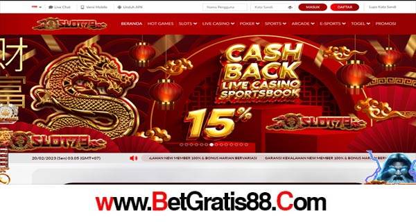 SLOT79 BONUS SLOT 100% MEMBER BARU