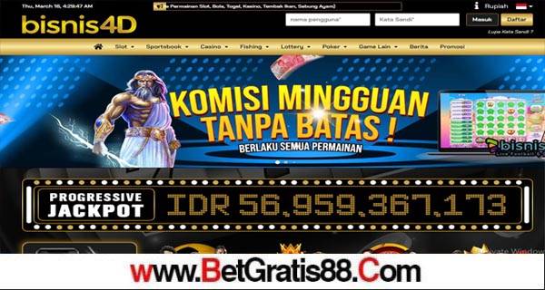 BISNIS4D BONUS SLOT 100% NEW MEMBER