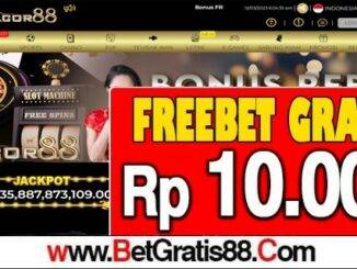 FUJIGACOR88 Freebet Gratis Rp 10.000 Tanpa Deposit