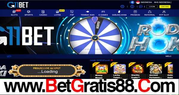 G11BET BONUS DEPOSIT SLOT 100% BONUS