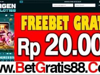 AGENSLOT168 Freebet Gratis Rp 20.000 Tanpa Deposit