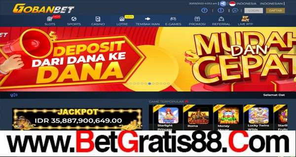 GOBANBET Bonus New Member Slot 100%