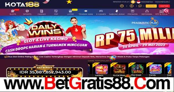 KOTA188 BONUS SLOT 50% NEW MEMBER