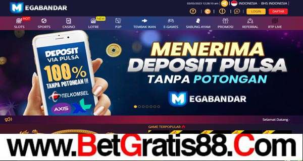 MEGABANDAR BONUS NEW MEMBER SLOT 100%