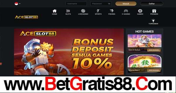 ACESLOT88 BONUS DEPOSIT 10% NEW MEMBER