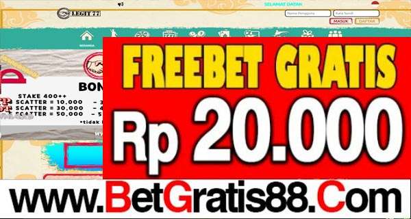 LEGIT77 Freebet Gratis Rp 20.000 Tanpa Deposit