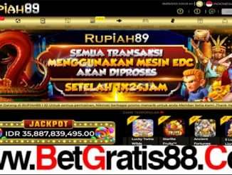 RUPIAH89 BONUS GAME SLOT 100% MEMBER BARU