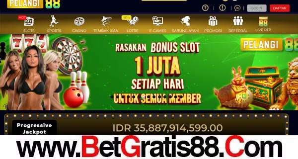 PELANGI88 BONUS GAME SLOT 100% MEMBER BARU