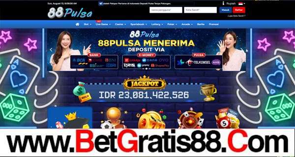 88PULSA BONUS SLOT NEW MEMBER 100%