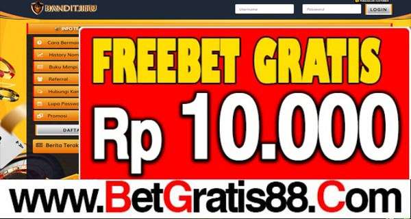 BANDITJITU Freebet Gratis RP 10.000 Tanpa Deposit