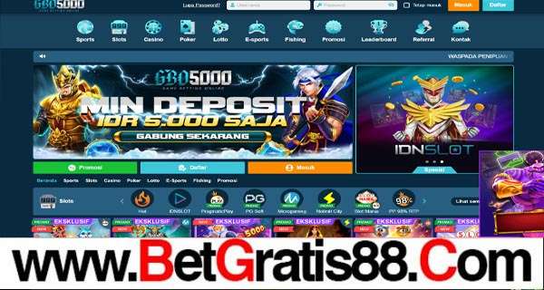 GBO5000 BONUS GAME SLOT 100% MEMBER BARU