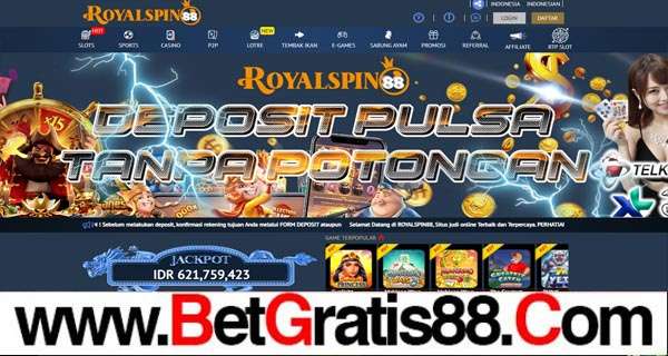 ROYALSPIN88 BONUS SLOT 100% MEMBER BARU