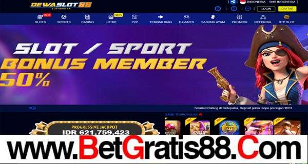 SLOTOPULSA BONUS GAME SLOT 50% NEW MEMBER