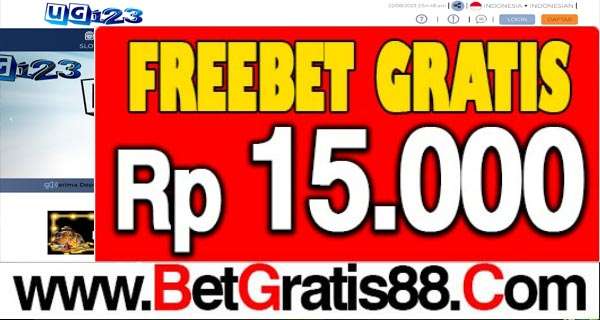 UG123 Freebet Gratis RP 15.000 Tanpa Deposit