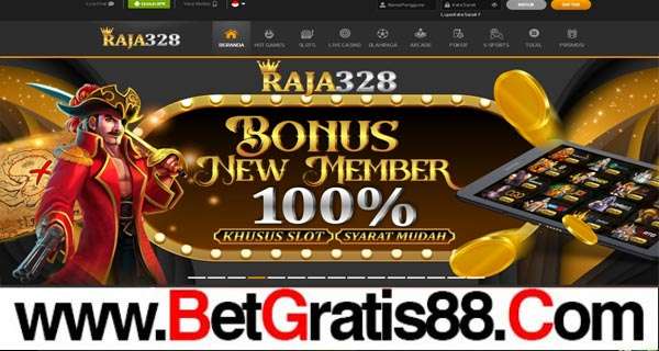 RAJA328 BONUS DEPOSIT SLOT 100% BONUS