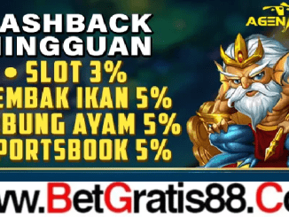 AGENGACOR CASHBACK MINGGUAN