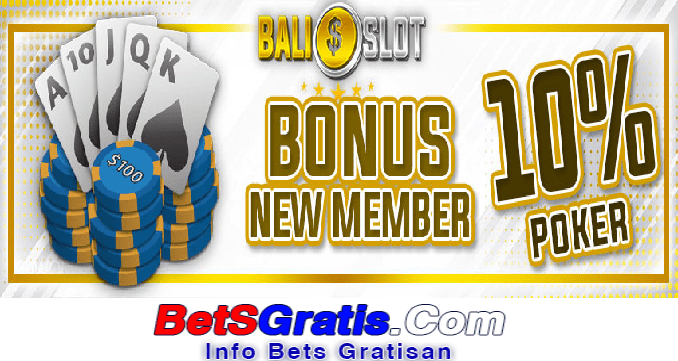 BaliSlot Freebet Gratis Rp 10.000 Tanpa Deposit