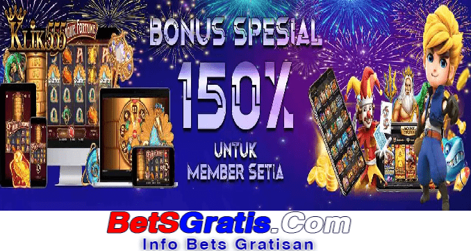 Klik555 Freebet Gratis Rp 10.000 Tanpa Deposit