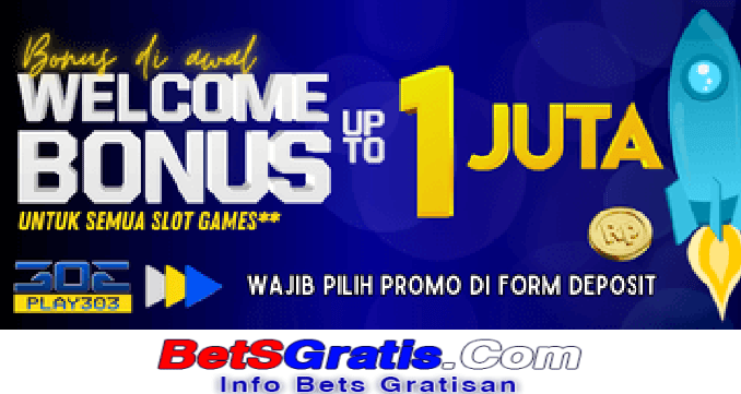 PLAY303 Freebet Gratis Rp 10.000 Tanpa Deposit