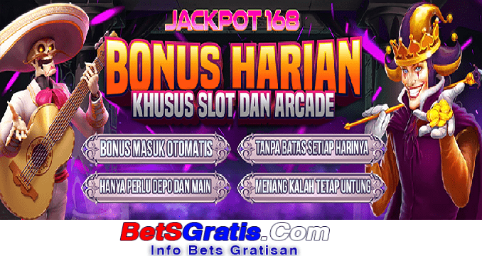 Jackpot168 Freebet Gratis Rp 10.000 Tanpa Deposit