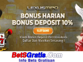 Lexusmpo Freebet Gratis Rp 10.000 Tanpa Deposit