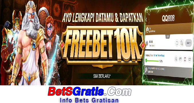 Qq808 Freebet Gratis Rp 10.000 Tanpa Deposit