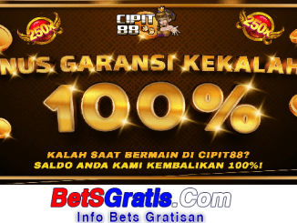 Cipit88 Freebet Gratis Rp 10.000 Tanpa Deposit