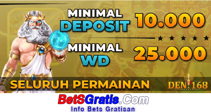 Den168 Freebet Gratis Rp 10.000 Tanpa Deposit