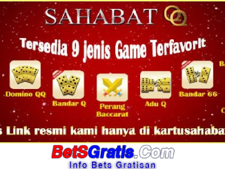 Sahabatqq Freebet Gratis Rp 10.000 Tanpa Deposit