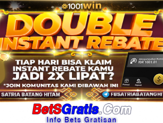 1001win Freebet Gratis Rp 15.000 Tanpa Deposit