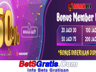 Asian303 Freebet Gratis Rp 15.000 Tanpa Deposit