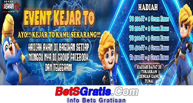 Kaswari77 Freebet Gratis Rp 15.000 Tanpa Deposit